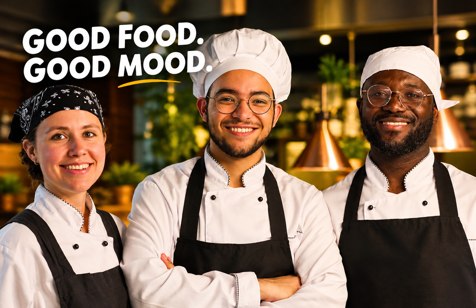 The Cali Kitchen Co. chefs smiling in the kitchen